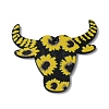 West Cowboy Style Printed Acrylic Pendants LS-SACR-WH0001-29B-02-1