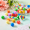 54Pcs 12 Style Food Grade Eco-Friendly Silicone Beads SIL-TA0001-66-6