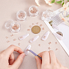 Alloy Rhinestone Cabochons MRMJ-WH0082-67RG-3