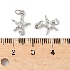 Brass Micro Pave Cubic Zirconia Pendants KK-I355-01P-03-3