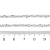 Brass Rope Chains Necklaces for Women NJEW-D302-62P-3