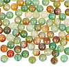 2 Strands Natural Peacock Agate Beads Strands G-GO0001-37-1