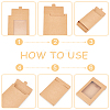 Rectangle Paper Biscuit Boxes with Clear Window CON-WH0107-02A-01-4
