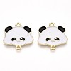 Alloy Enamel Connector Charms ENAM-T022-04-1