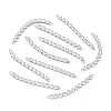 SHEGRACE Brass Pave Clear Cubic Zirconia Connector Charms XGRQ3P326-640P-1