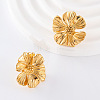 Stylish Stainless Steel Flower Stud Earrings AH9367-1