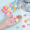 49Pcs 7 Colors Opaque Resin Pendants CRES-PH0001-30-3