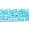 Transparent Electroplate Glass Beads Strands LS-GLAA-F029-2mm-C20-1