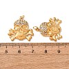 304 Stainless Steel Rhinestone Pendants RB-CBA9088-04G-B-3