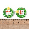 Christmas Opaque Resin Decoden Cabochons CRES-M036-12G-3