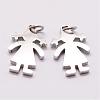 316 Surgical Stainless Steel Pendants STAS-K116-01P-B-1