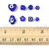 80Pcs 8 Styles Handmade Lampwork Evil Eye Beads LAMP-FS0001-38B-5