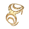 Hollow 304 Stainless Steel Cuff Bangles for Women BJEW-L709-01G-2