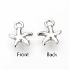 Tibetan Style Alloy Charms TIBE-S311-19AS-LF-2