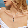 1Pc 925 Sterling Silver Column Bead Cage Pendants STER-BC0003-94-5