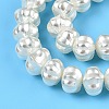 Transparent Spray Painted Glass Beads Strands GLAA-N001-42-4