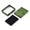 Flower Printed Cardboard Jewelry Boxes CBOX-T006-08C-4