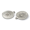 Non-Tarnish 304 Stainless Steel Pendants STAS-G244-20P-2