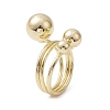 Brass Adjustable Rings RJEW-K257-55G-1