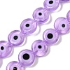 Handmade Evil Eye Lampwork Beads Strands LAMP-G164-10C-02-1