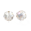 Electroplate Transparent Round Glass Beads GL-CBA6A73-AB02-2