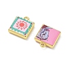 Printed Brass Pendants KK-CBA84C5-16G-2
