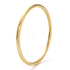Ion Plating(IP) 304 Stainless Steel Plain Bangles BJEW-G684-03E-G-1