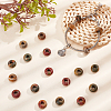  Natural Picasso Jasper European Large Hole Beads G-NB0003-72A-01-4