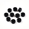 Opaque Solid Color Glass Beads X1-GLAA-N007-6x3mm-A01-1