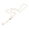 Adjustable Brass Lariat Necklaces NJEW-JN03446-02-1