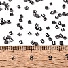 Electroplate Glass Cylinder Beads SEED-Q036-01A-B03-4