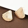 Brass Stud Earrings EJEW-H168-12G-2