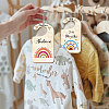 Wood Baby Closet Size Dividers AJEW-WH0353-017-6