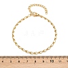 201 Stainless Steel Bulb Link Chain Bracelets for Women BJEW-G767-01B-G-5