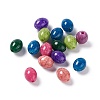 Crackle Opaque Acrylic Beads OACR-C006-06-1