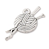 Yarn Tibetan Style Zinc Alloy Pendants TIBEP-R334-174AS-RS-2