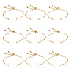 10Pcs Rack Plating Brass Cable Chain Link Bracelet Making KK-TA0001-42A-7