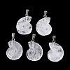 Natural Quartz Crystal Pendants G-Q601-45I-1