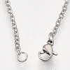 Non-Tarnish 201 Stainless Steel Pendant Necklaces NJEW-T009-JN077-1-40-3