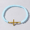Cross with Class Bead Bracelet for Women SW0705-7-1