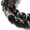 Dyed & Heated Natural Fire Crackle Agate Beads Strands G-P539-B01-01-4