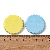 Baking Painted Opaque Acrylic Beads MACR-F080-15-3