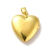 Rack Plating Brass Locket Pendants X-KK-I688-04G-2