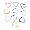 Spray Paint Alloy Spring Gate Rings FIND-C086-01A-1