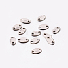 201 Stainless Steel Chain Tabs STAS-E081-05-1