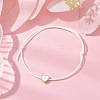 10Pcs Alloy Enamel Heart Braided Bead Bracelets Set BJEW-JB09739-01A-2