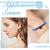 60Pcs 5 Colors Two Tone Glass Beads GLAA-HS0001-17-6