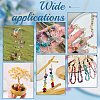 84G 7 Colors Spray Painted Transparent Glass Beads Strands GLAA-GO0001-18-7