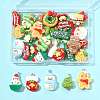 30Pcs 15 Styles Christmas Opaque Resin Pendants CRES-FS0001-33-6