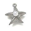 304 Stainless Steel Pendants STAS-F328-02C-P-1